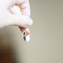 Aurora 尋光 紅銅琺瑯項鍊