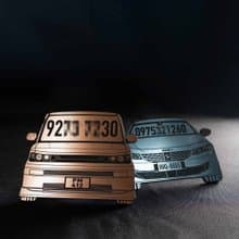 【專屬 訂製禮】刻劃回憶臨時停車卡-車頭款