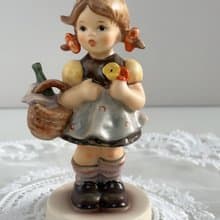 德國頂級瓷偶Hummel收藏中古手工手繪喜姆娃娃/一等品