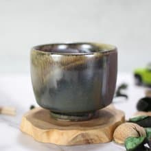 【送禮好物】120ml 柴燒 天然落灰 手拉坯茶杯 鶯歌名家葉敏祥作