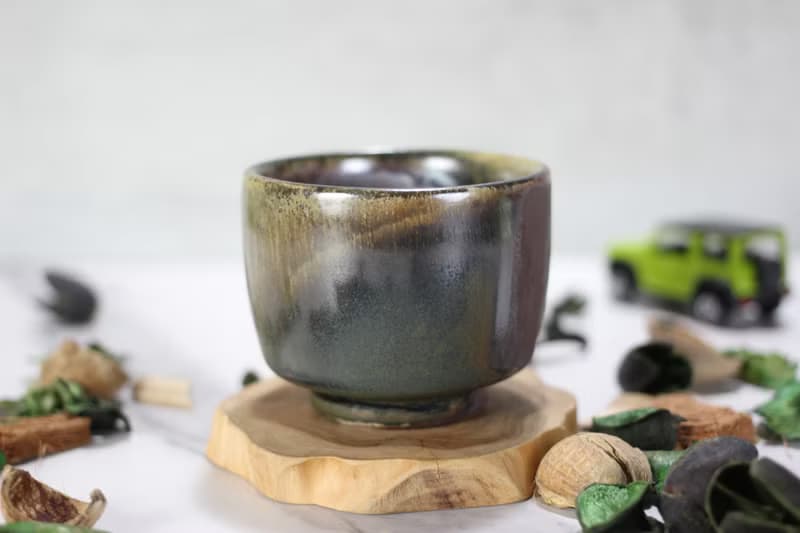 【送禮好物】120ml 柴燒 天然落灰 手拉坯茶杯 鶯歌名家葉敏祥作