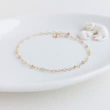 碧璽 + 小金球 x 14KGF手鍊 • 點點星河系列