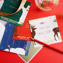 倒數刮刮樂聖誕卡組(四張) Count Down Christmas Card Set