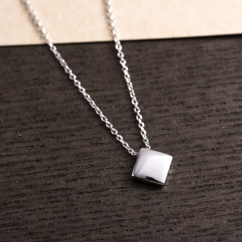 幾何立體方形墜飾