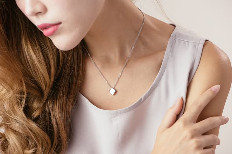 幾何立體方形墜飾