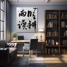 書法-無框畫 | 喬遷禮物 | 開店 | 民宿佈置 | 搬新家 | 裝飾畫