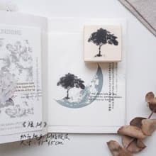 橡樹 4.5cm x 4.5cm 印章