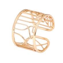 最後一件 故宮五福五代堂寶印章戒指-黃金鍍膜 好運手環