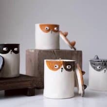 貓貓 香氛蠟燭罐 療癒貓咪 手作禮物 手捏陶瓷 居家香氛