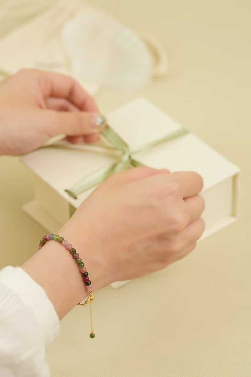 PURISM 簡月 |彩色碧璽水晶手鍊