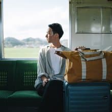 【LOJEL】NIRU-焦糖橘旅行袋(大)