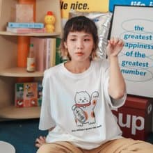 All money back me home 招財貓貓Tee