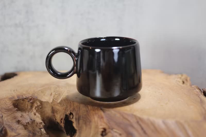 【送禮好物】80ml 鵲黑 自然釉小緣杯 咖啡分享杯 鶯歌製
