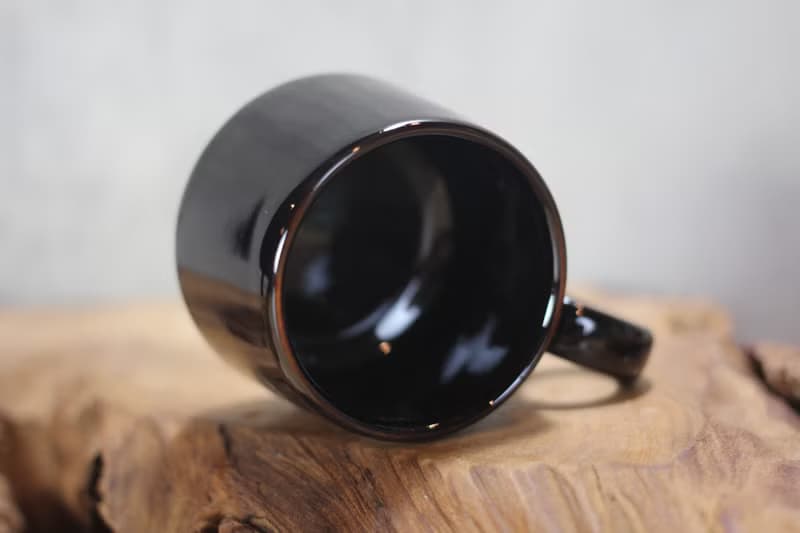 【送禮好物】80ml 鵲黑 自然釉小緣杯 咖啡分享杯 鶯歌製