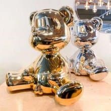 【品味時尚】QEEBOO 泰迪男孩造型燈 - 特別款金屬色 (共2色)