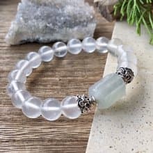 9.5 mm水沫玉翡翠手鍊