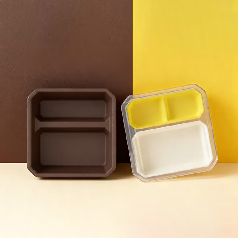 【哩皿生活】C-Bento 潔晶餐盒 耐高溫 可微波 多格便當盒 餐盒