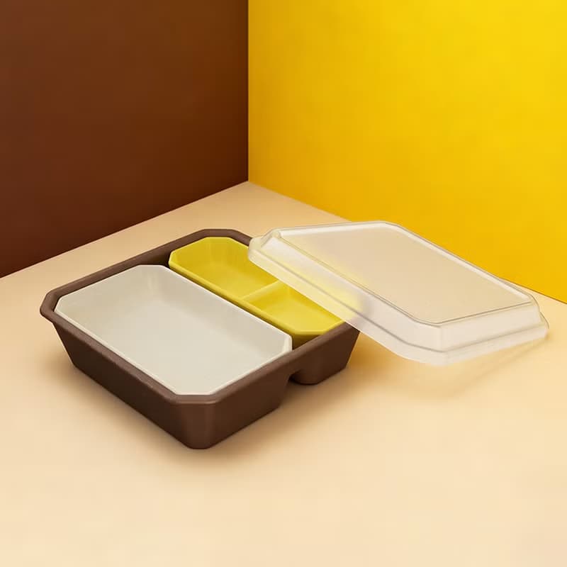 【哩皿生活】C-Bento 潔晶餐盒 耐高溫 可微波 多格便當盒 餐盒