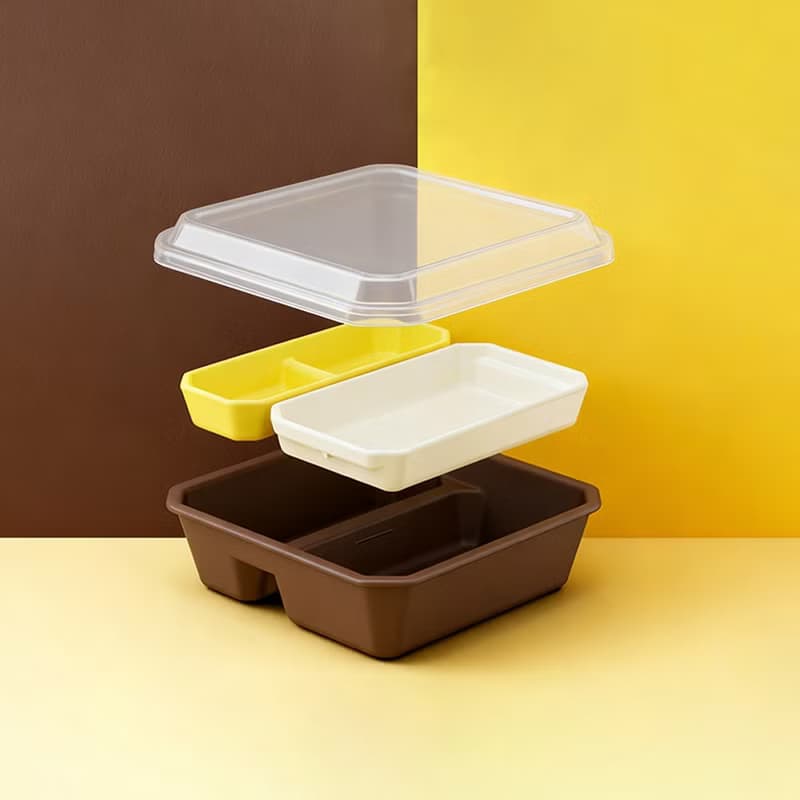 【哩皿生活】C-Bento 潔晶餐盒 耐高溫 可微波 多格便當盒 餐盒