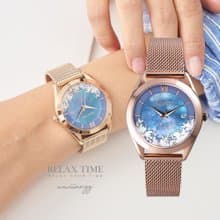Relax time x wwiinngg 婉滋聯名系列女錶-波光碧藍 (RT-106-05)