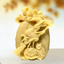 萬聖節之南瓜與飛天女巫調香草本手工皂 金針沐浴洗顏皂