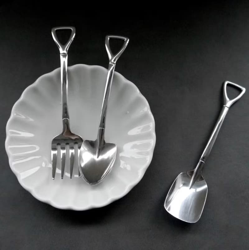 日本【SALUS 佐藤金屬】工業風鏟子餐具