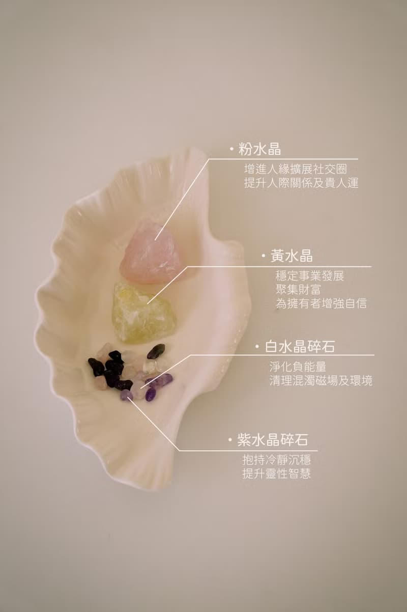 秘境漫語 // 粉水晶X黃水晶