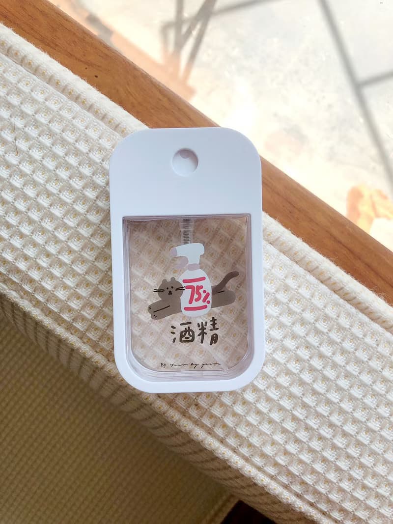 新款 手繪 防疫 乾洗手分裝瓶 酒精香水 隨身噴霧瓶 40m 可重複