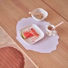 OYOY Moira手繪風陶瓷餐具組 / 粉紅喵