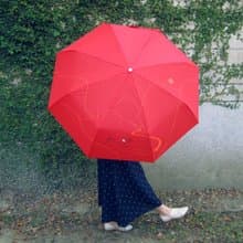 【遙望/自動紅傘】/自動抗風折傘