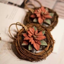 【LumiAroma光氛流域】聖誕花圈擴香石|香芬吊飾|擴香石