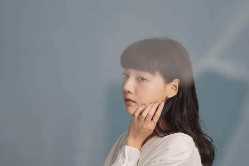 放閃。愛心鑽純銀戒指