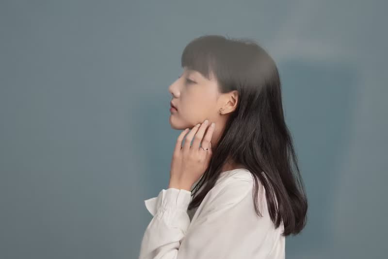 放閃。愛心鑽純銀戒指