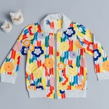 微領拉鍊外套-訂製 和風18 防曬 涼感 透氣 兒童