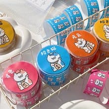 3小喵咪/復古喵咪標籤貼/貼紙捲/共6款