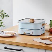 【ikiiki伊崎】2in1方型煮藝鍋