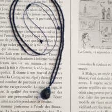 Blue Long Drop Necklace
