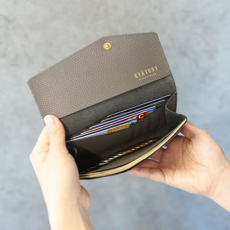 il modo concept 翻扣小長夾 STATUSY 皮夾 錢包 日本製 防水防刮