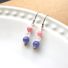 紅紋石 月光石 丹泉石 925純銀飾【秋意】平衡情緒 交換禮物