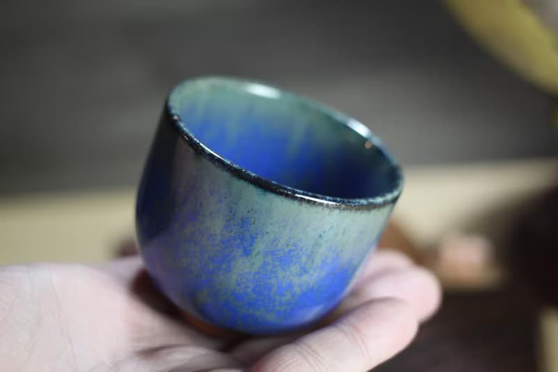 【送禮好物】90ml 天目釉 直身圓口茶杯 酒杯 鶯歌名家葉敏祥作