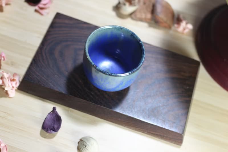 【送禮好物】90ml 天目釉 直身圓口茶杯 酒杯 鶯歌名家葉敏祥作