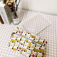 拾光系列零錢包/萬用包/拉鍊收納包/招財貓咪款