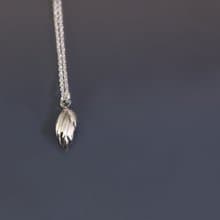 實物系列-竹子花925銀項鍊