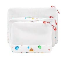 archi阿吃 石頭巧克力印花旅行收納洗漱包衣服內衣分裝包防水便攜