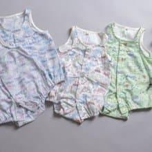 無袖包屁- 紗布衣 透氣 連身衣 嬰 幼兒 彌月