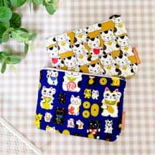 拾光系列萬用袋/零錢包/化妝包/收納袋/招財貓咪款