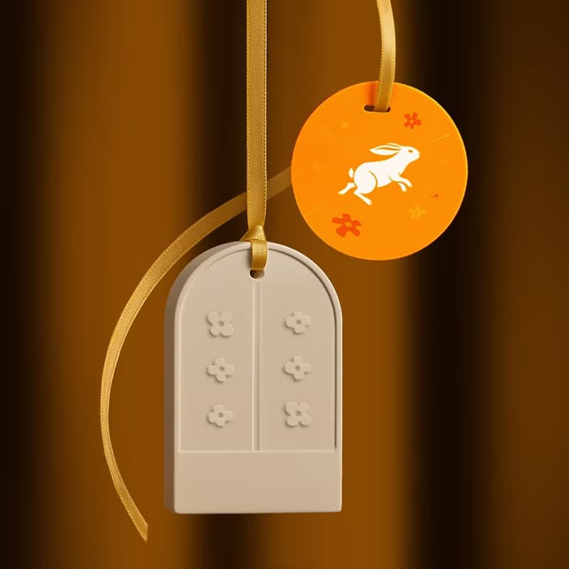 中秋禮盒/ 2025 鶯歌燒擴香石禮盒 富桂臨門/ 企業訂製 陶香石