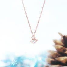 L'amour 冬日浪漫雪人頸鏈