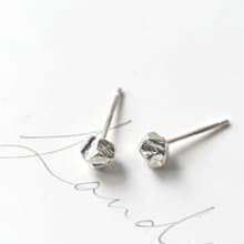 迷你小石子耳環 Mini Stone Earring 風景系列 925純銀