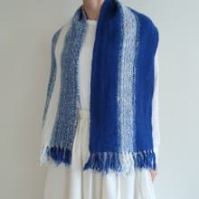 手織りマフラー　wool　sky×snow　gift　情人節　春節　生日禮物　Shawl (S) 52